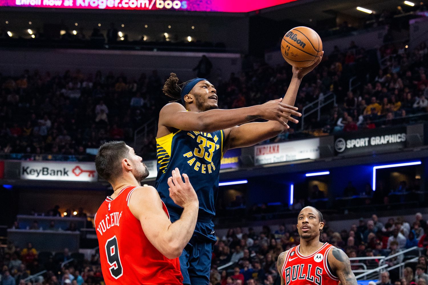 Myles Turner Indiana Pacers Chicago Bulls